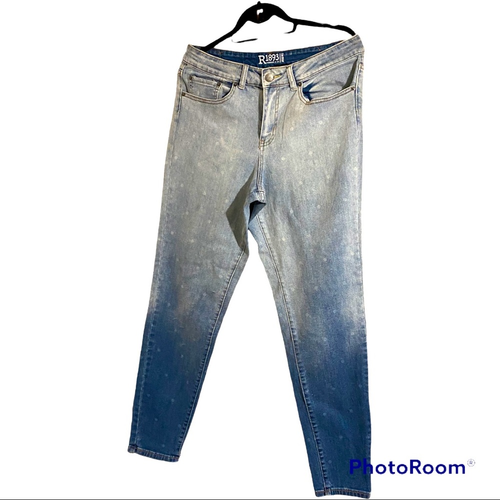 Ombré denim jeggings size 14